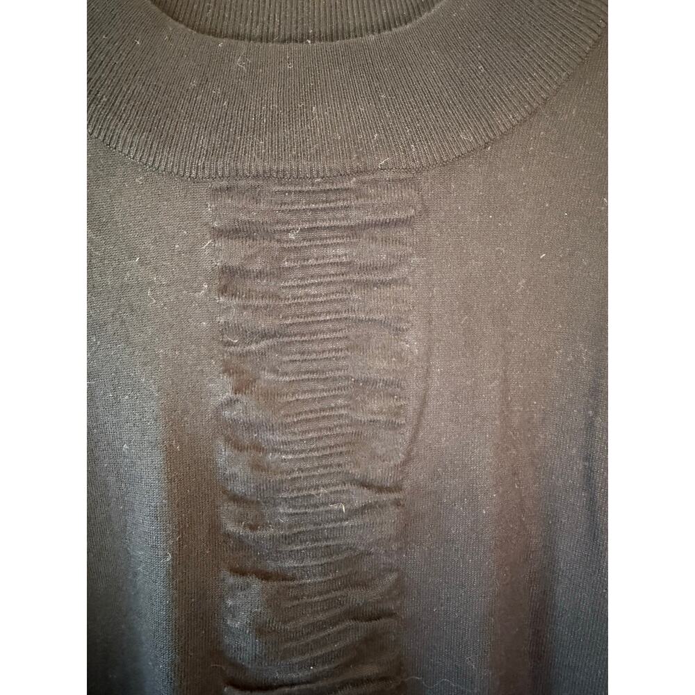 Grace Elements Long Sleeve Crew Neck Pleated Pull… - image 4